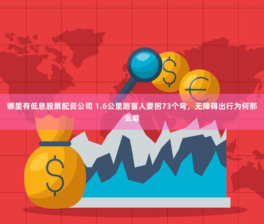 哪里有低息股票配资公司 1.6公里路盲人要拐73个弯，无障碍出行为何那么难