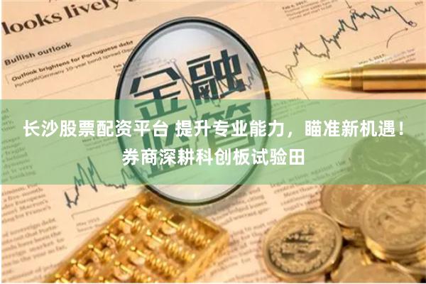 长沙股票配资平台 提升专业能力，瞄准新机遇！券商深耕科创板试验田