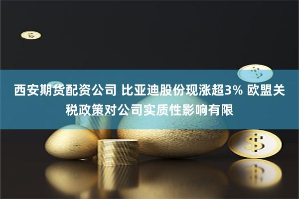 西安期货配资公司 比亚迪股份现涨超3% 欧盟关税政策对公司实质性影响有限