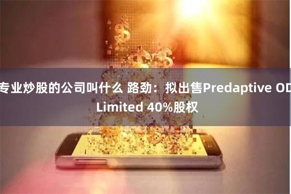 专业炒股的公司叫什么 路劲：拟出售Predaptive OD Limited 40%股权
