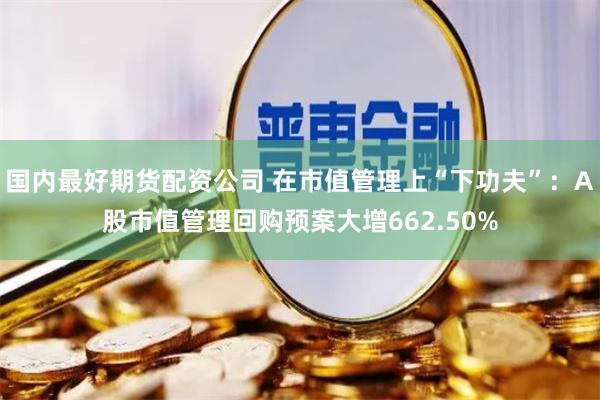 国内最好期货配资公司 在市值管理上“下功夫”：A股市值管理回购预案大增662.50%